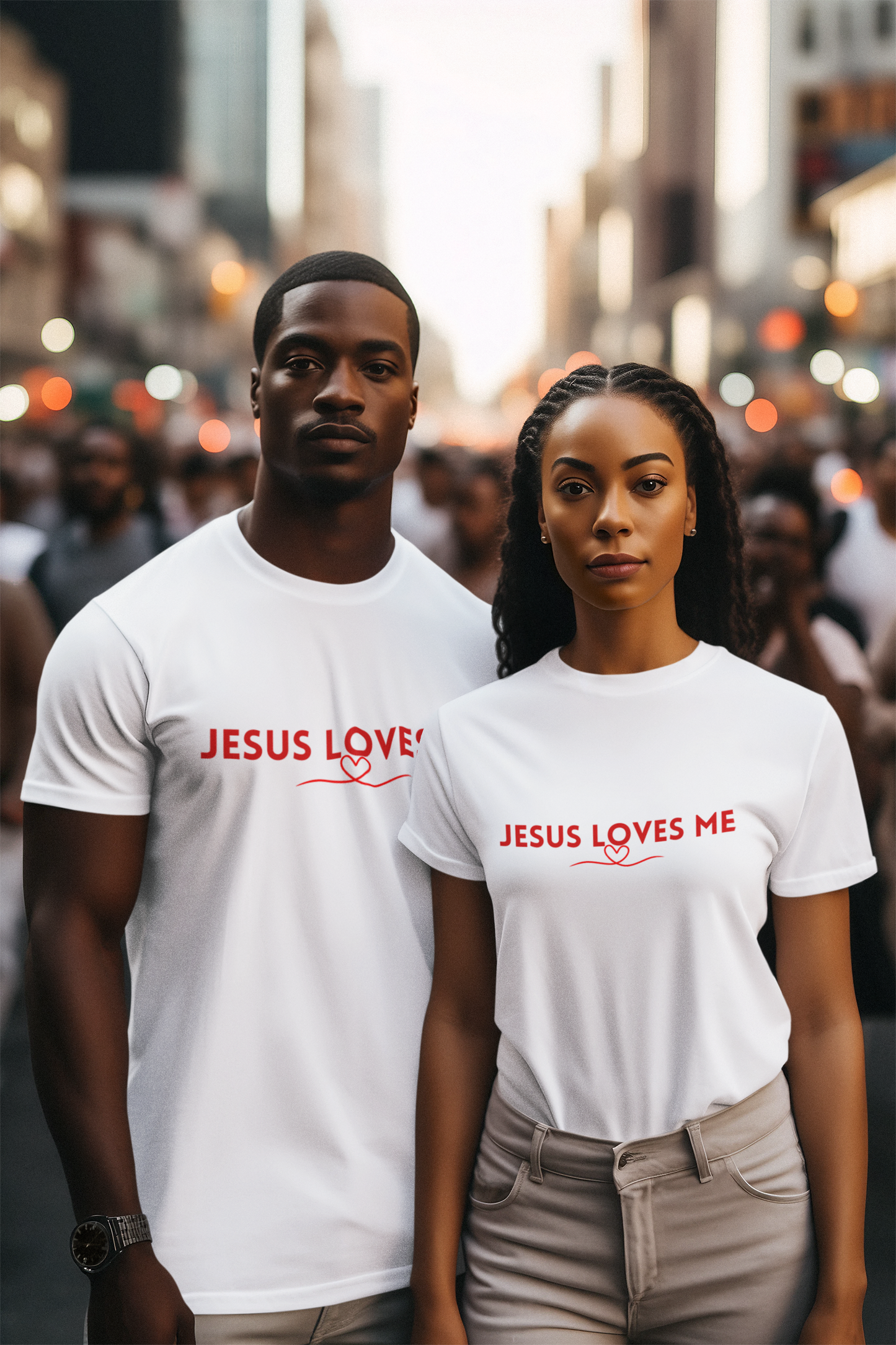 Jesus Loves Me Short Sleeve T.Shirt
