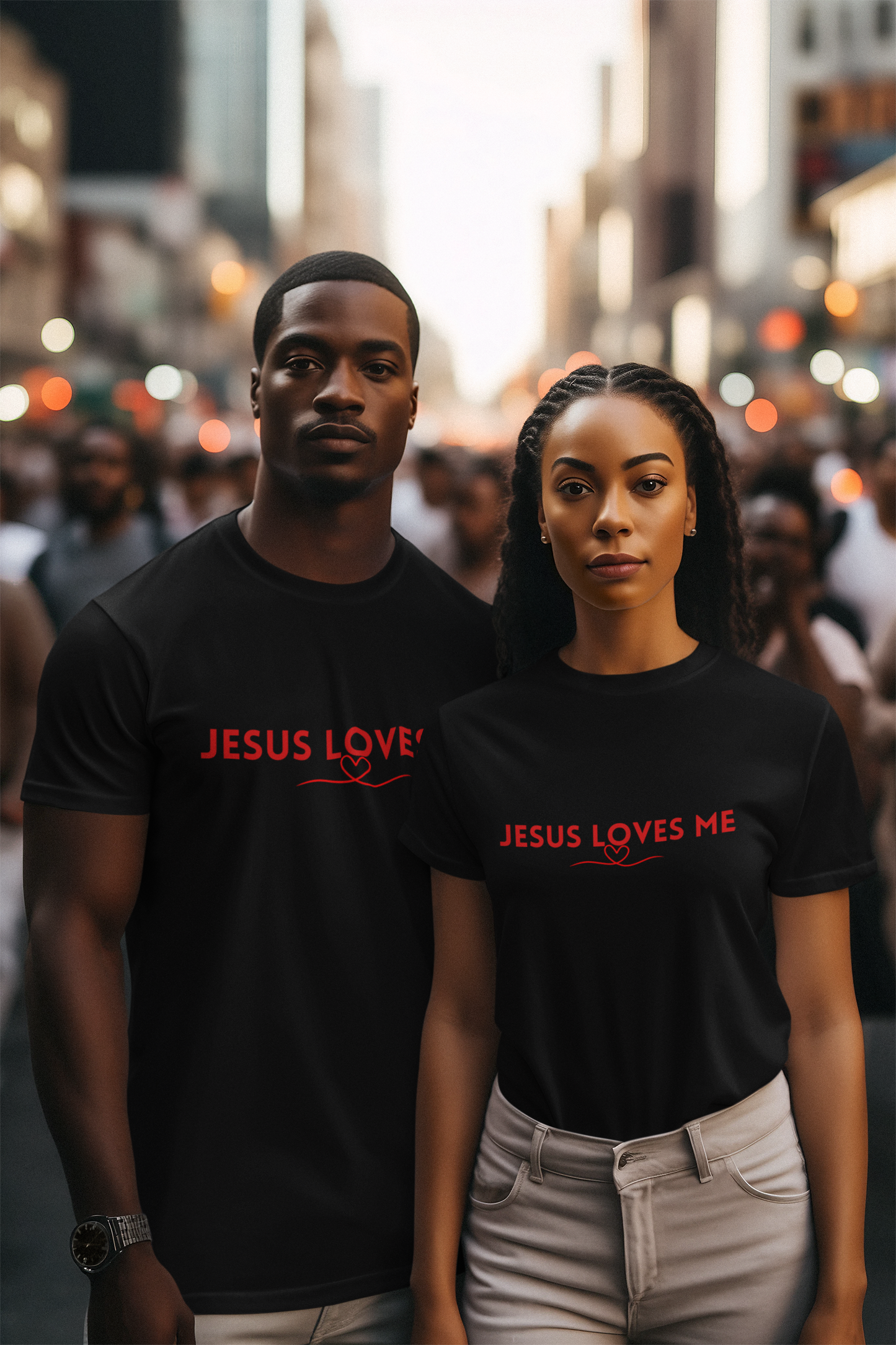 Jesus Loves Me Short Sleeve T.Shirt