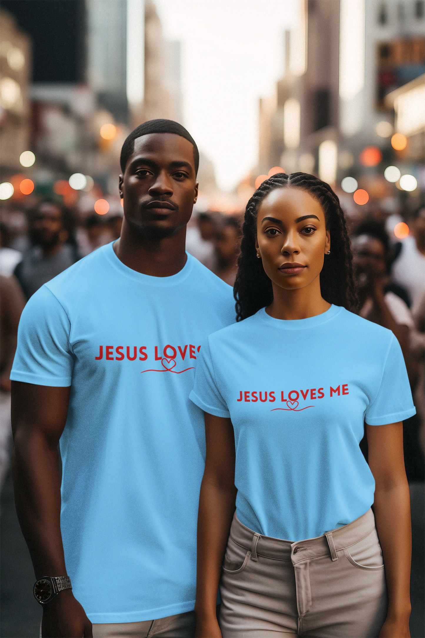 Jesus Loves Me Short Sleeve T.Shirt